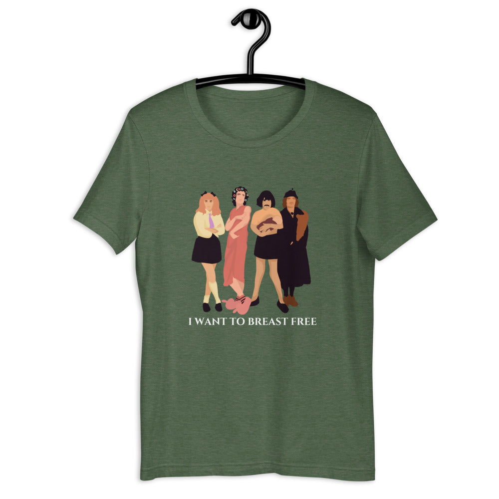 T-shirt - I WANT TO BREAST FREE